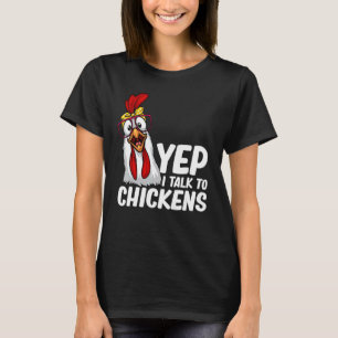 Camiseta Pollo Divertido Para Hombres Mujeres Loco Granjero