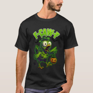 Camiseta Pollo divertido sarcasmo ironía Halloween chic F-C