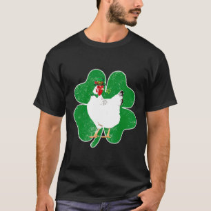 Camiseta Pollo Duende Irlandés Shamrockin Día de San Patric