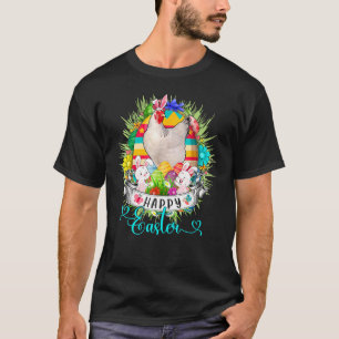 Camiseta Pollo En La Cesta De Huevos De Pascua Granjero Fel
