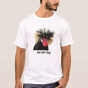 Camiseta Pollo enrrollado - mún día del pelo