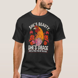 Camiseta Pollo Es Belleza Gracia Te Picoteará En El 