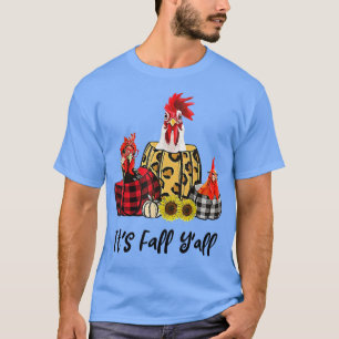Camiseta Pollo es la calabaza de leopardo otoñal