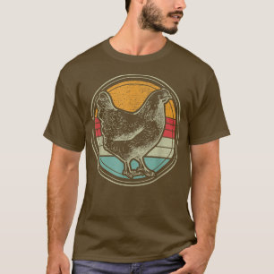 Camiseta Pollo estilo retro Lover Gracioso agricultor Vinta