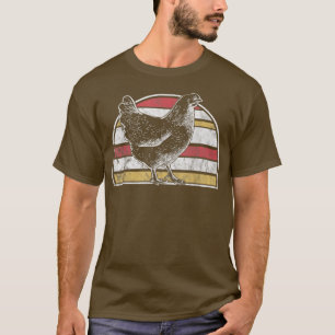 Camiseta Pollo estilo retro Lover Gracioso agricultor Vinta