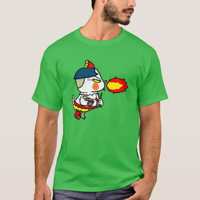Camiseta Pollo Extra Picante (Anverso)