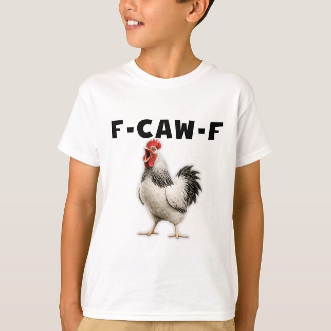 Camiseta Pollo F-caw-f  (Anverso)