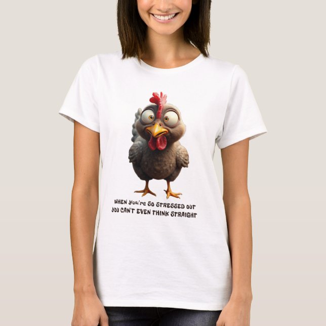Camiseta Pollo fanfarrón (Anverso)