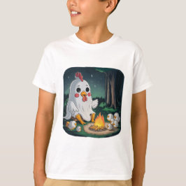 Camiseta Pollo fantasma de Halloween #7 Arte digital