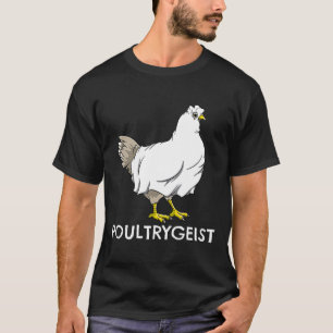 Camiseta Pollo Fantasma Poultrygeist Castigo Gallina Granje
