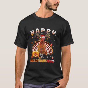 Camiseta Pollo Feliz Hallothanksmas Halloween