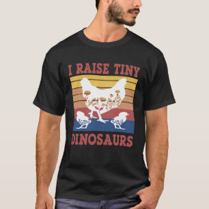 Camiseta Pollo floral Crío Dinosaurios Pequeños Chiste de P
