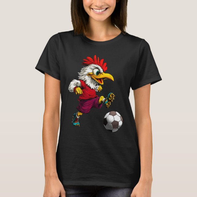 Camiseta Pollo Footller  (Anverso)