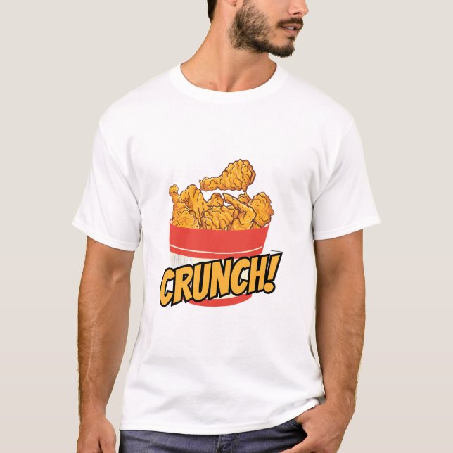 Camiseta Pollo frito (Anverso)