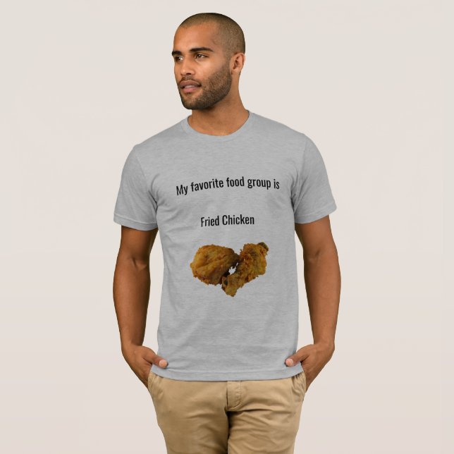 Camiseta Pollo frito (Anverso completo)