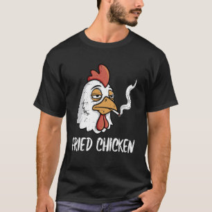Camiseta Pollo Frito Chiste Divertido Broma Adultos Humor H