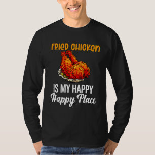 Camiseta Pollo frito Hombres divertidos mujeres Alas de pol