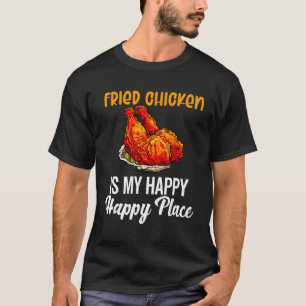 Camiseta Pollo frito Hombres divertidos mujeres Alas de pol