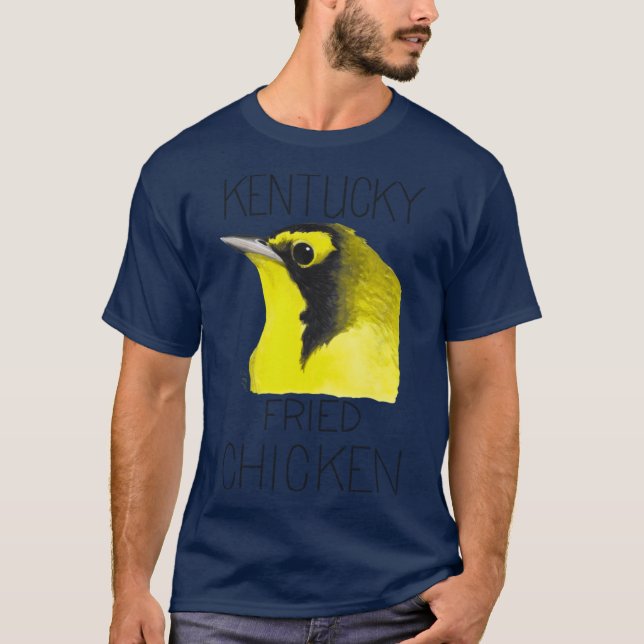 Camiseta Pollo Frito Kentucky Warbler (Anverso)