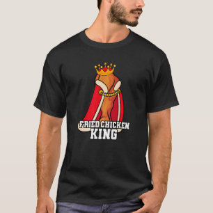 Camiseta Pollo frito King Junk Comida rápida frita
