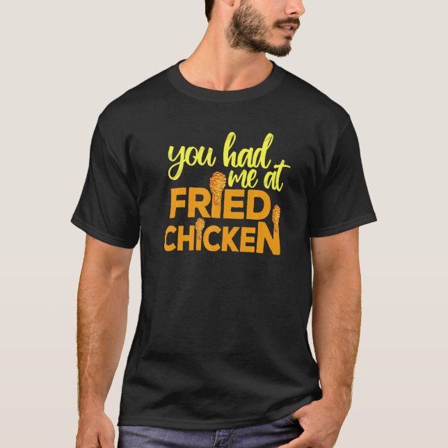 Camiseta Pollo Frito  Me conquistaste con Pollo Frito   11 (Anverso)
