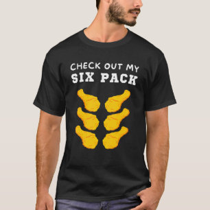 Camiseta Pollo Frito Ver Mi Humor De Seis Empleos Gimnasio