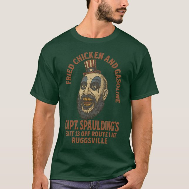 CAMISETA POLLO FRITO Y GASOLINA (Anverso)