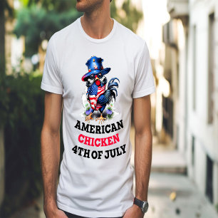 Camiseta Pollo funky en Gorra elegante