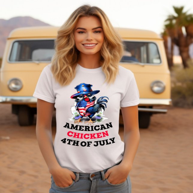 Camiseta Pollo funky en Gorra elegante (Subido por el creador)