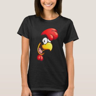 Camiseta Pollo gallo feliz granja de granjeros de animales 