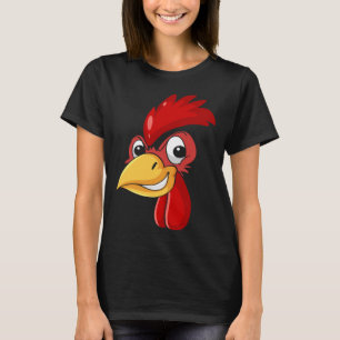 Camiseta Pollo gallo frente a la celebración de la cosecha 