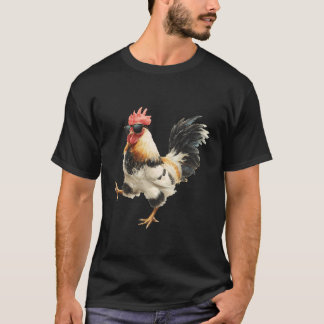 Camiseta Pollo Gallo Gafas de sol Pollo Gallo con Su