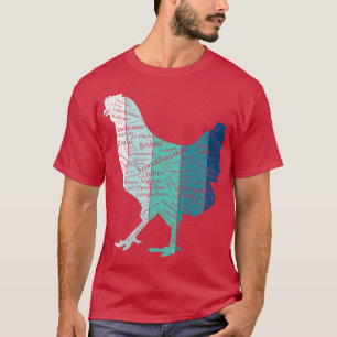 Camiseta Pollo: gallo Hen Chick