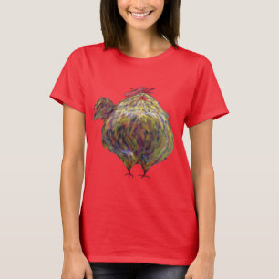 Camiseta Pollo gordo con Beret quiere ir a la Provenza