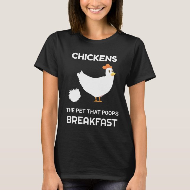 Camiseta Pollo - Gracioso regalo de pollo Pollo al Mascota  (Anverso)