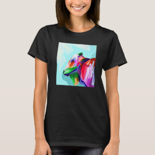 Camiseta Pollo gráfico de animales de vaca de color lindo