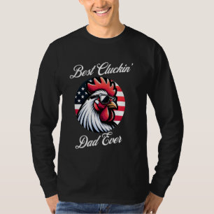 Camiseta Pollo granjero papá Rooster papá padre Funny Da de
