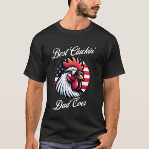 Camiseta Pollo granjero papá Rooster papá padre Funny Da de