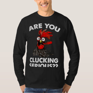 Camiseta Pollo granjero serio  