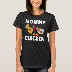 Camiseta Pollo Guay Para Mujeres Mamá Rooster Hen Chicks Po