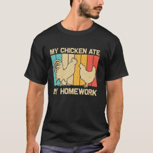 Camiseta Pollo Guay Para Niños Rooster Hen Lover Chick