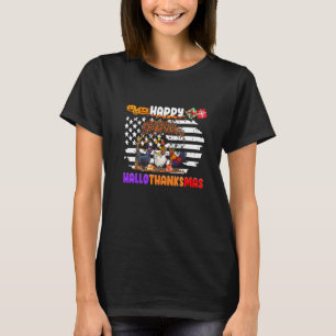 Camiseta Pollo Halloween Feliz HalloGraciasNav Autumn Más Q