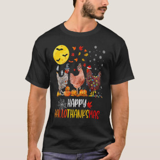 Camiseta Pollo Halloween Feliz HalloGraciasOtoño Más Que