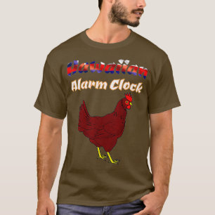 Camiseta Pollo Hawai para el reloj de alarma en Hawái