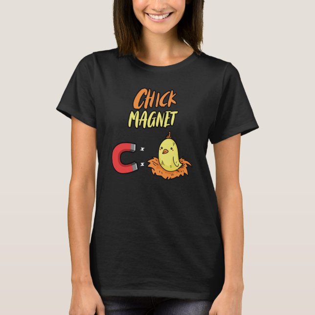 Camiseta Pollo Imán de Pollo (Anverso)