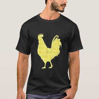 Camiseta Pollo Inspirado Waffle Pollo Waffle Delicioso W