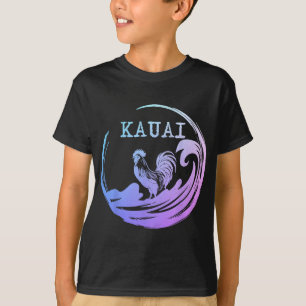 Camiseta Pollo Kauai Hawaii Surf Recuerdo Hawaiano Surfista