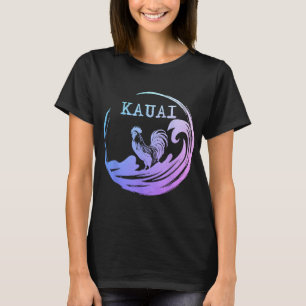 Camiseta Pollo Kauai Hawaii Surf Recuerdo Hawaiano Surfista