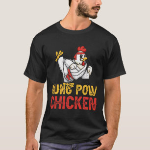 Camiseta Pollo Kung Pow Divertido Karate Pollo Ninja Un Gue