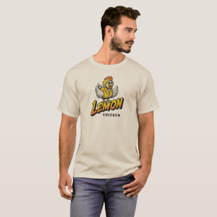 Camiseta Pollo limón - Diseño de comida divertida